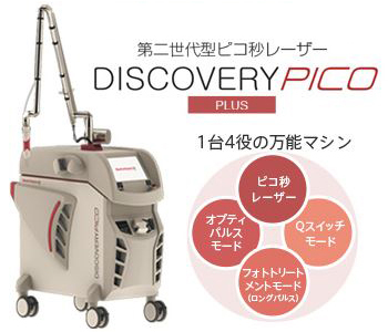 ピコ秒レーザーマシン「Discovery PICO PLUS（ディスカバリーピコプラス）」