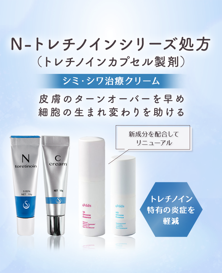N-トレチノインシリーズ処方（トレチノインカプセル製剤）_美白・美肌