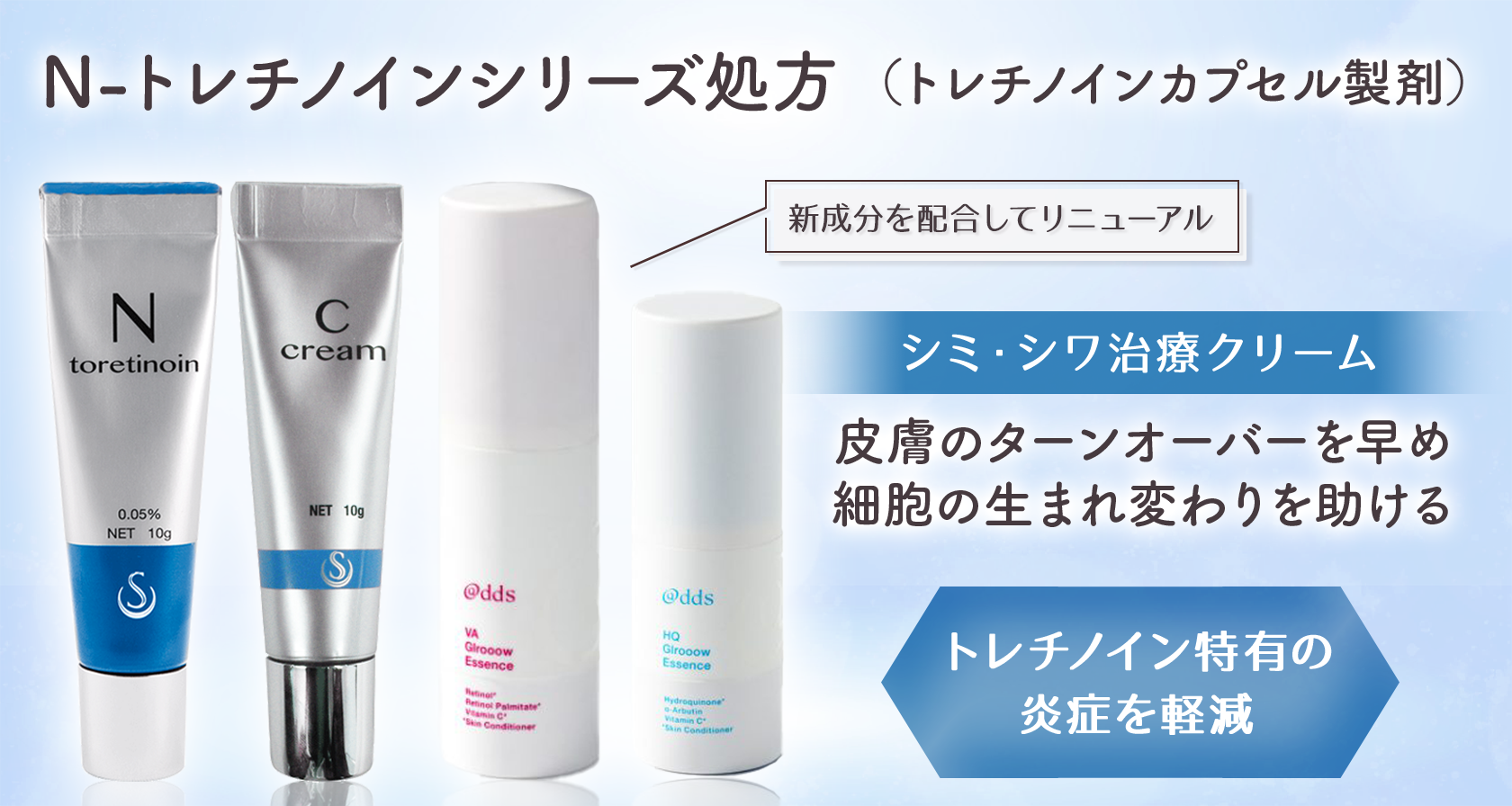N-トレチノインシリーズ処方（トレチノインカプセル製剤）_美白・美肌