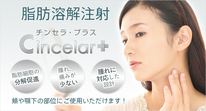 Cincelar チンセラ プラス 脂肪溶解注射 ダイエット外来 切らない痩身術 美容整形 美容外科 美容皮膚科なら聖心美容クリニック