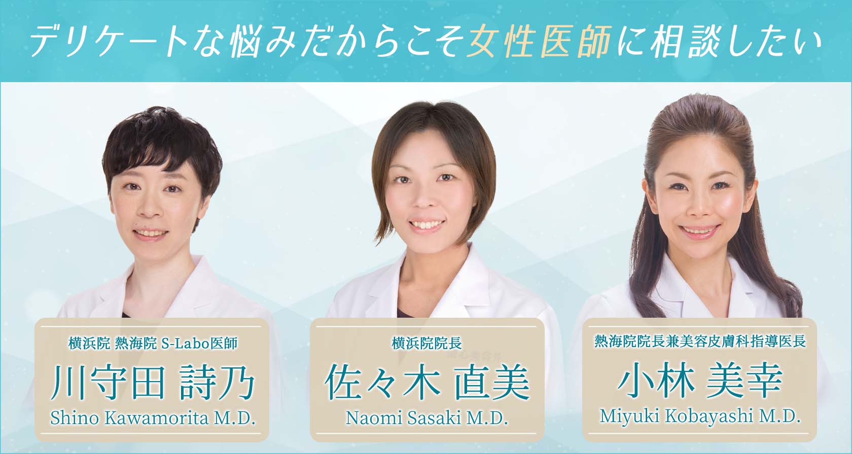 婦人科のお悩み 施術一覧 美容整形 美容外科なら聖心美容クリニック