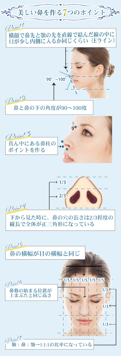 鼻の整形 - 施術一覧 - 美容整形、美容外科なら聖心美容クリニック