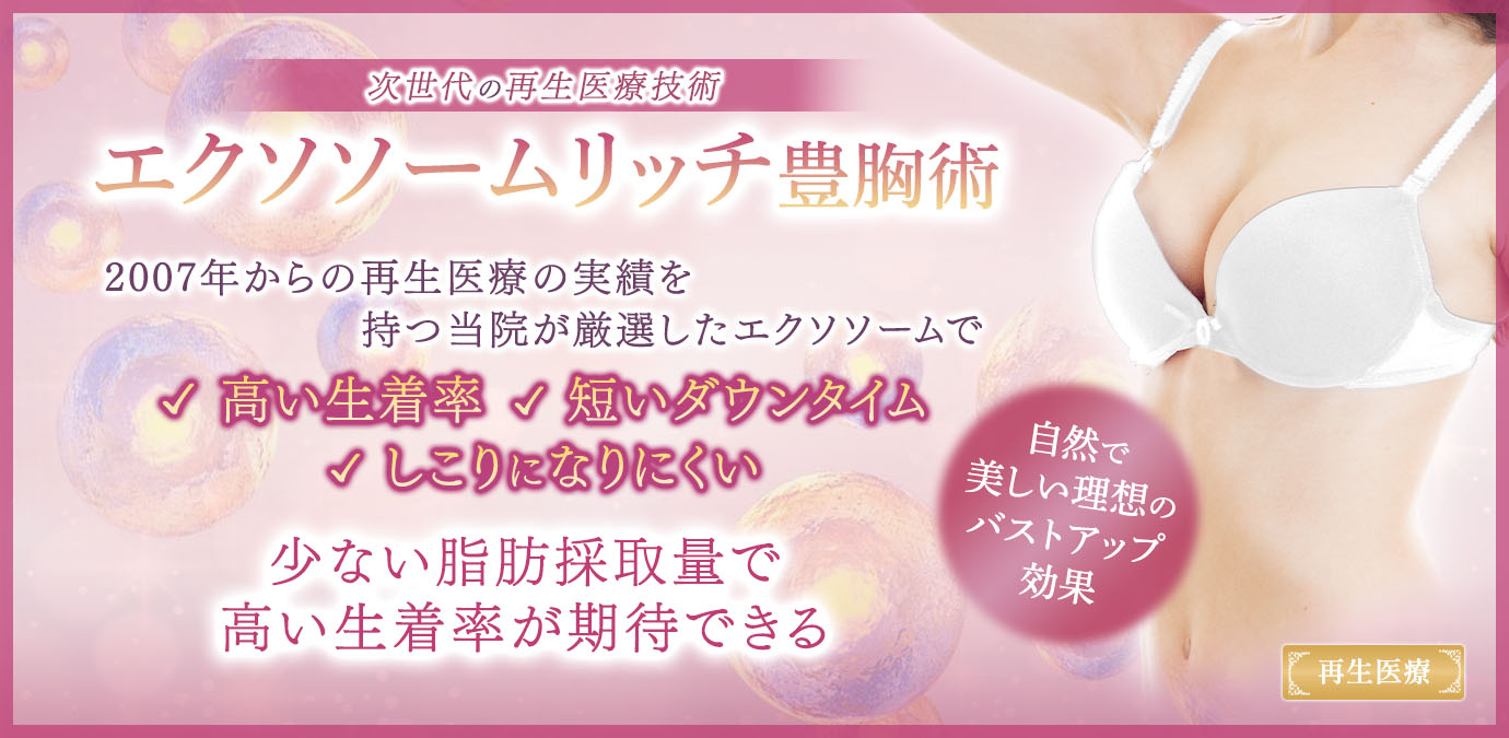 エクソソームリッチ豊胸術