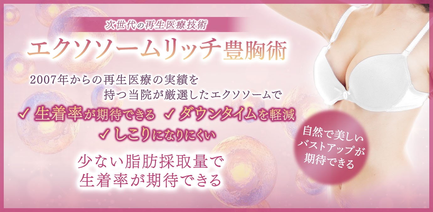エクソソームリッチ豊胸術