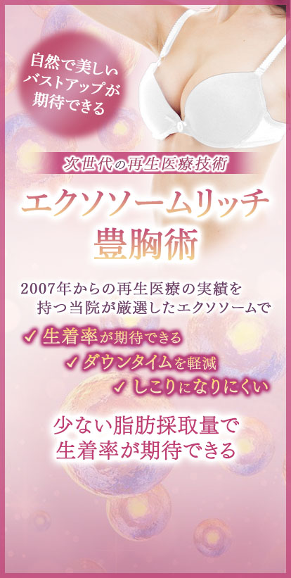 エクソソームリッチ豊胸術