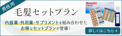 男性用毛髪セットプラン