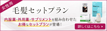女性用毛髪セットプラン