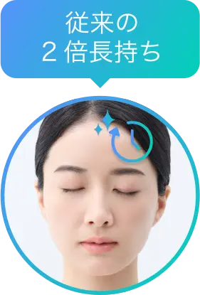 従来の2倍長持ち