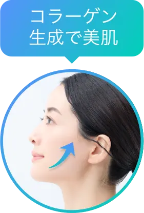 コラーゲン生成で美肌