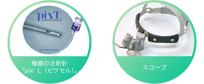 極細の注入針「pix'L（ピクセル）