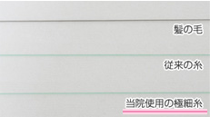 当院使用の極細糸