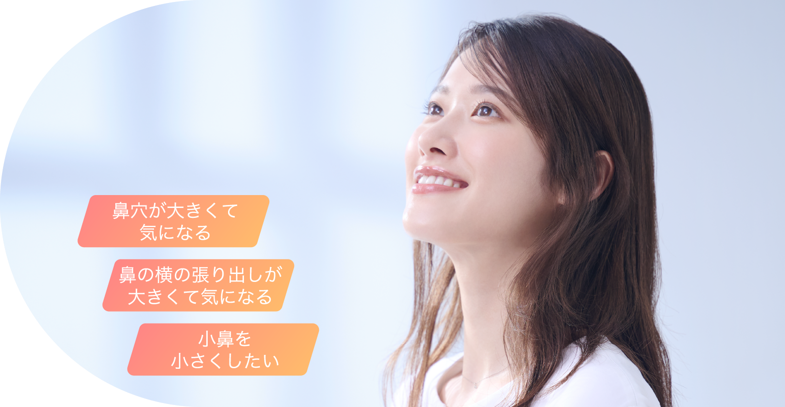 小鼻縮小 鼻穴が大きくて気になる 鼻の横の張り出しが大きくて気になる 小鼻を小さくしたい